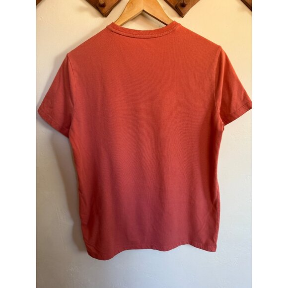 Goodfellow Shirt Mens Medium Orange Sun Graphic Beach Surf Skate Casual School - Picture 7 of 7